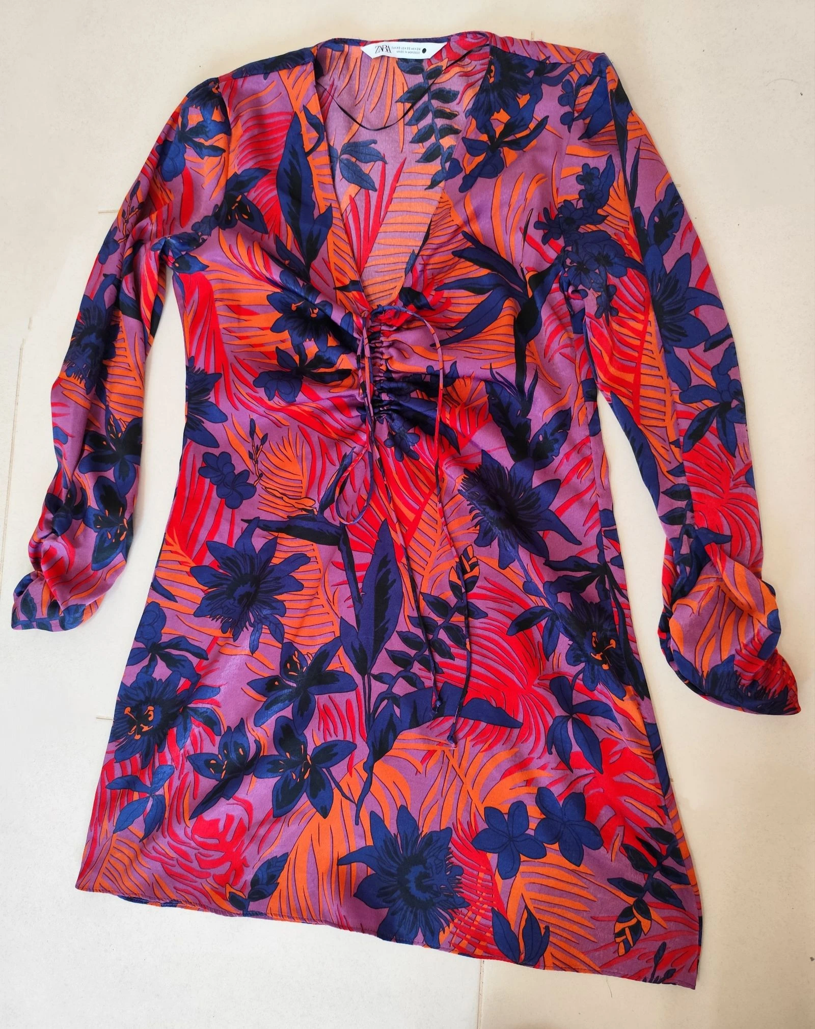 Korte Jurk met Bloemenpatroon - Zara (XS) – photo 5